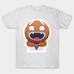 Christmas Sticker, Ginger Man Sticker T-Shirt